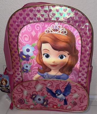 Rare Sofia The First Lenticular School Backpack Large 16  #seniorbackpack BNWT