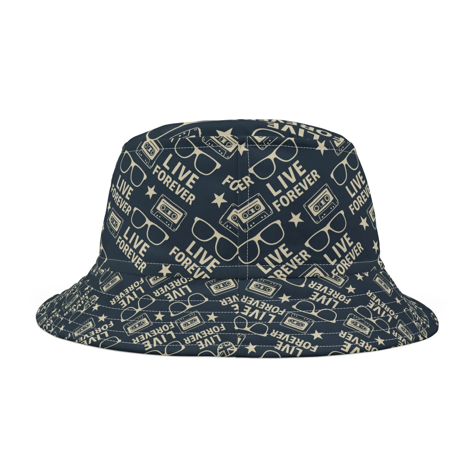Retro Britpop Union Jack Bucket Hat