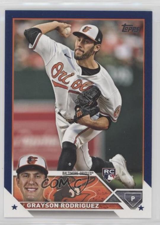 2023 Topps Update Retail Royal Blue Grayson Rodriguez #US50 14ez