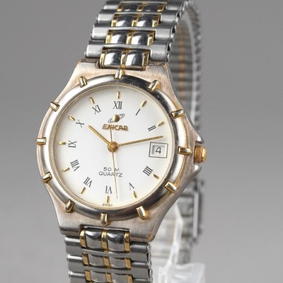 ENICAR 50m 955.051 Quartz  Men's Watch 34mm  Vintage New Battery