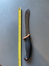 ancien couteau cuisine Fiskars inox boucher viande découpe professionnel