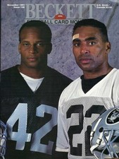 November 1991 Beckett Football Card Monthly - Roger Craig - Los Angeles Raiders