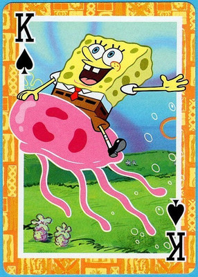 SpongeBob SquarePants Nickelodeon NICK Cartoon Series Character Playing Card