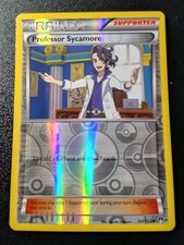 Pokemon Breakpoint Professor Sycamore Reverse Holo Trainer Card 107/122 LP
