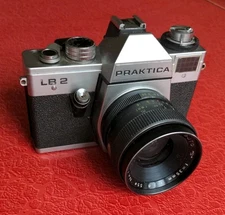 Praktica LB2 35mm SLR Film Camera Hanimar Auto "S" 1:2.8 55mm No 101545 UNTESTED