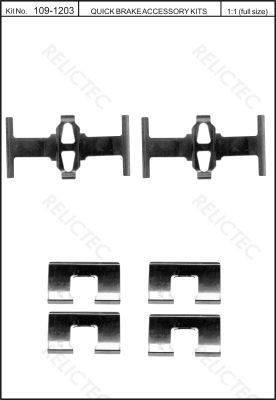 Rear Brake Pad Fitting Kit Accessory Honda:CIVIC VII 7,ACCORD V 5,VI 6,INTEGRA - Picture 2 of 2
