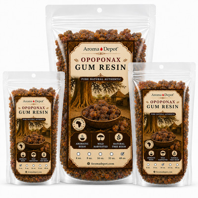 Opoponax Gum Resin Incense 100% Pure Natural Commiphora Guidottii Sweet Myrrh