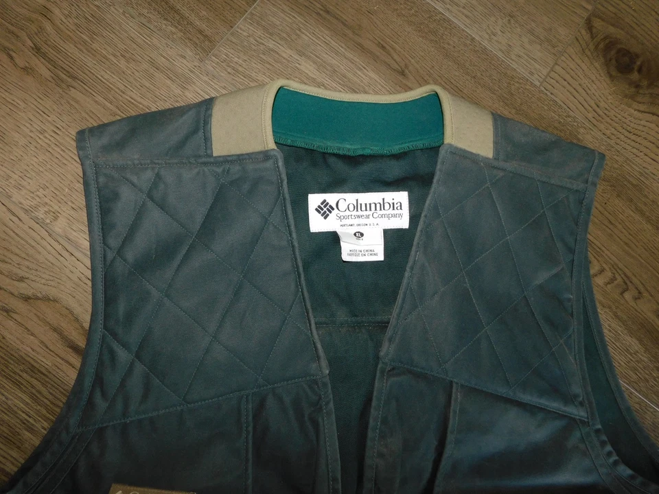 Columbia Briarshun Chaleco de Caza de Pájaros de Piel Aceitera para Hombres XL Bolsillos Bolsa de Juego, 9/80 Foto 2 de 4