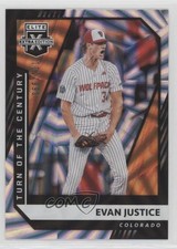 2021 Panini Elite Extra Edition Turn of the Century 66/121 Evan Justice #140 mp7