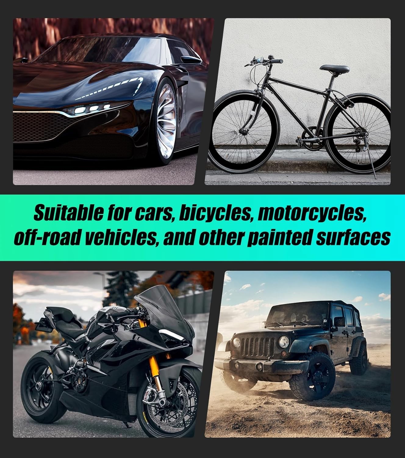 Black Touch Up Paint for Cars, Car Scratch Repair, Premium Automotive Scratch