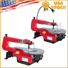16" Variable Speed Scroll Saw Adjustable Tilting Work Table with / without Light