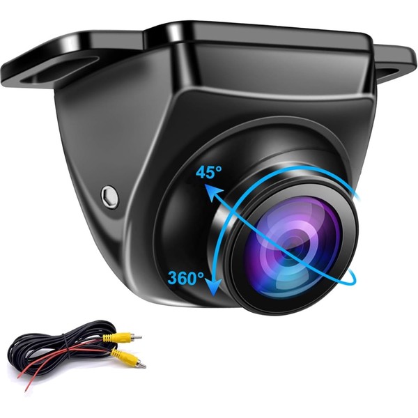 RüCkfahrkamera 1080P Weitwinkel 170° Nachtsicht Drehbar Auto Motorrad-image
