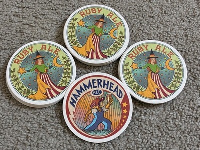 20 Beer Coasters McMenamins Hammerhead & Ruby Ale Oregon USA B838