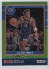 2024-25 Panini NBA Hoops Premium Lime Green Prizm /149 OG Anunoby #124 9o3