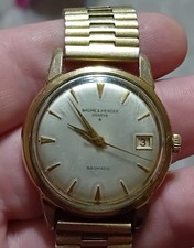 BAUME MERCIER BAUMATIC 2191 PLACCATO ORO UOMO 35MM