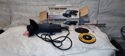BUFFALO  TOOLS 4-1/2''  Angle Grinder, 4.2 AMPS, 120 VOLTS  10;000 RPM PUSH BUTTO