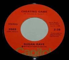 Susan Raye 45 Cheating Game / I'll Love You Forever And Ever