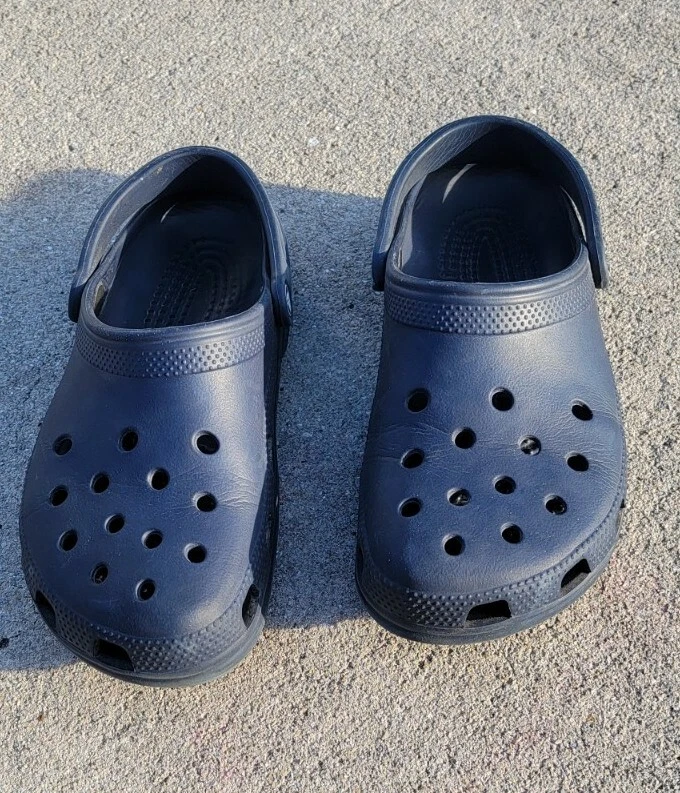 Crocs navy shop blue shoes