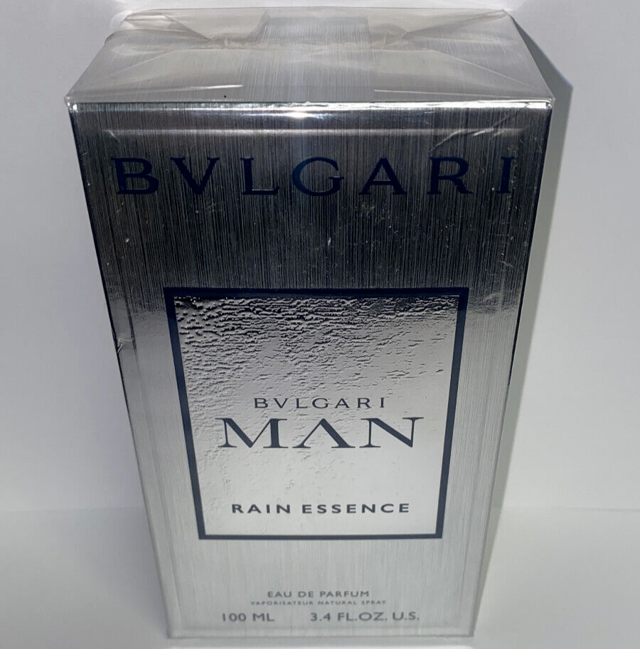 Bvlgari Man Rain Essence Eau De Parfum Spray 100ml/3.4oz Brand New