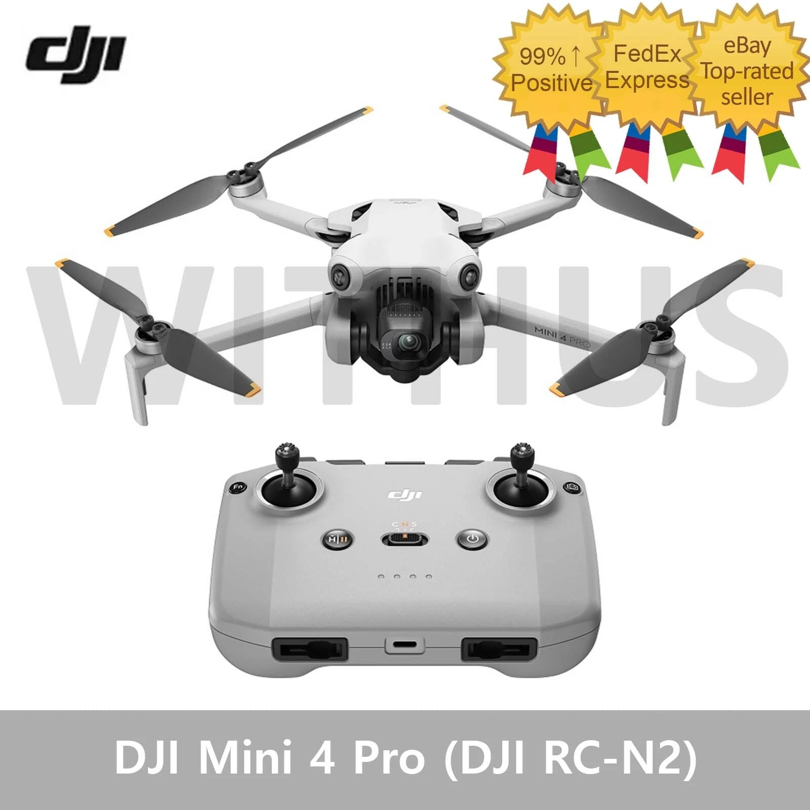 DJI Mini 4 Pro (DJI RC-N2) Drone (1 Battery) N2 Controller No