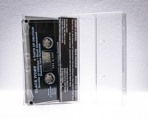 Rare 1997 BLACK IVORY A Taste Of Oblivion DEMO Cassette Tape | Death Metal Band - Imagen 12 de 12