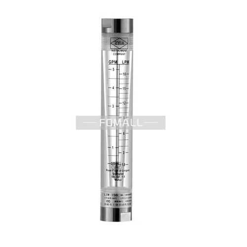 LZM-15G Pipeline Liquid Float Flowmeter Stainless Steel Joint 0.2-2GPM/1-7LPM - Picture 3 of 3