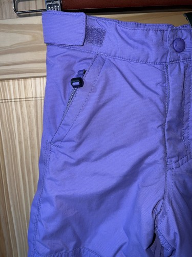 LL BEAN Kids Size 4 Lavender Ski Pants Snow Pants Outdoor Play Winter Warm - Picture 6 of 12