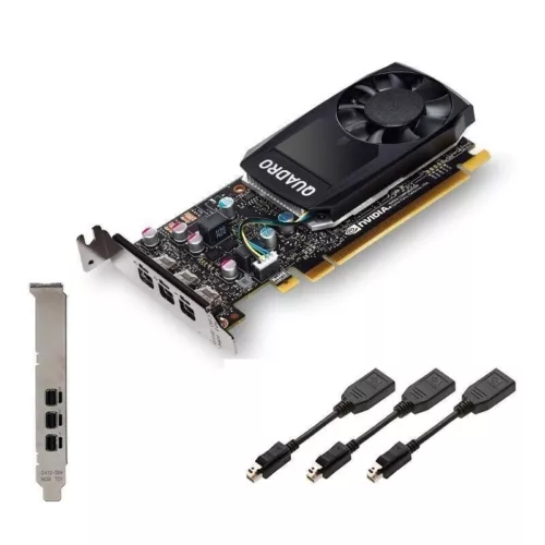 4GB PNY nVIDIA Quadro VCNT400-4GB T400 3x MDP GDDR6 PCI-E Graphic Card - Picture 2 of 2