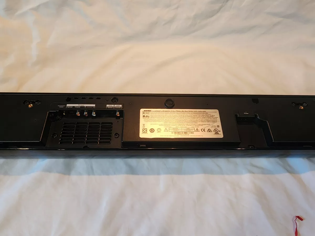 AS IS Bose CineMate 1 SR Speaker Array Sound Bar Model 328040 Black P0203