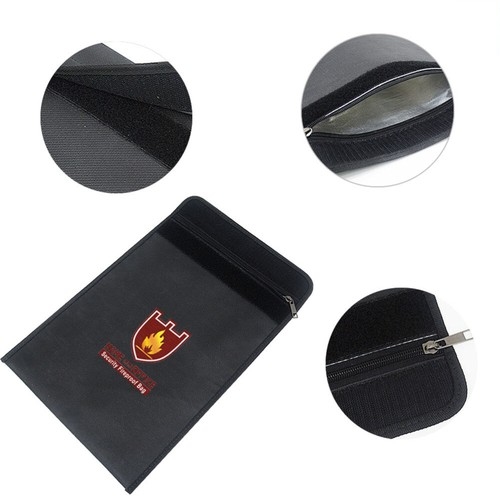 Fireproof File Holder Fire Safe Document Bag Fireproof acheter Bag Papers