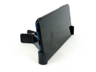 Phone/Tablet/iPad Tech Clip, Spring Clamp For Vertical Screen Viewing, #UQ4124