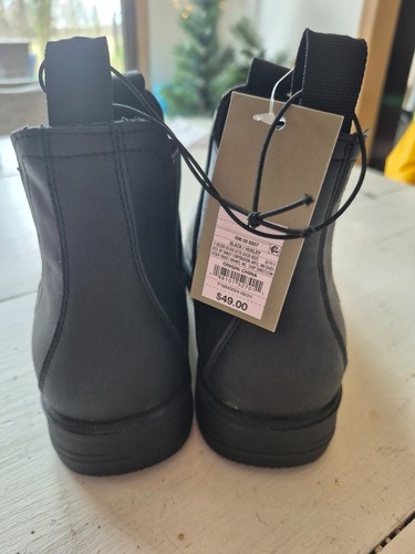 NWt - Goodfellow Black Huxley Ankle Boots - 10 - Picture 3 of 4