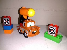 LEGO DUPLO DISNEY CARS 2 AGENT MATER RETIRED SET #5817=COMPLETE=(READ DETAILS)