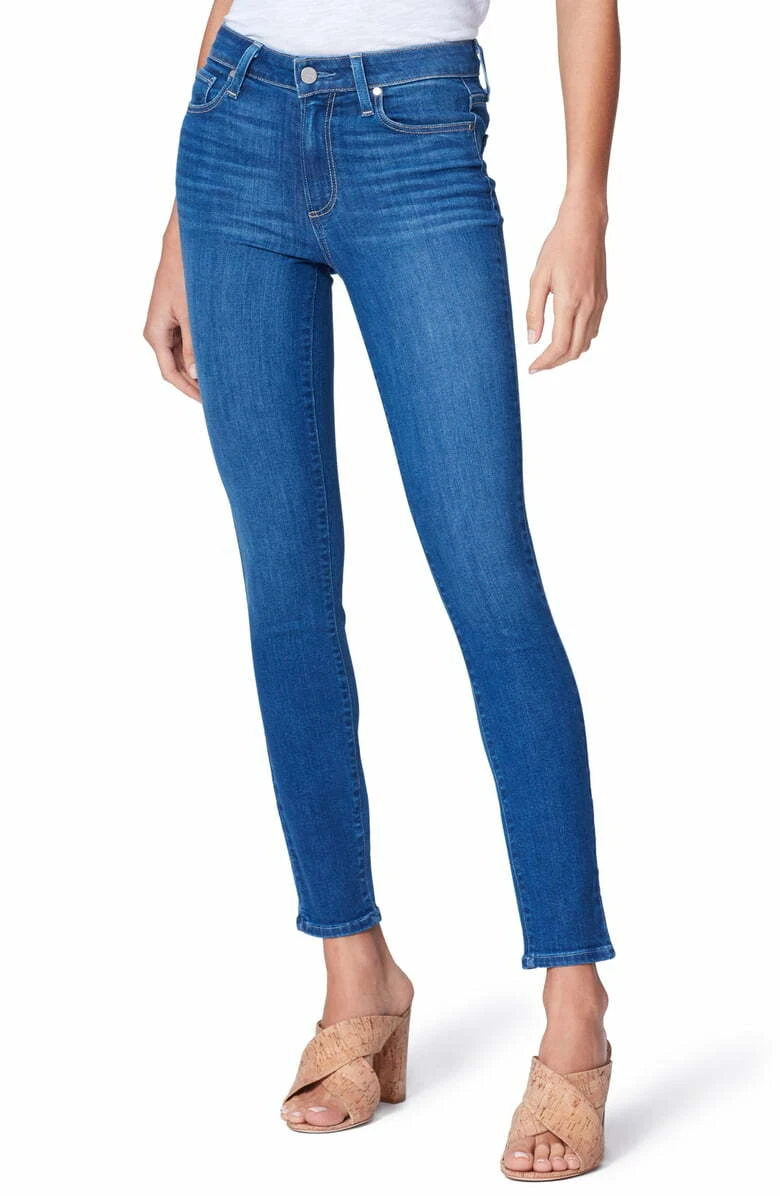 Paige Hoxton Ankle Skinny Blue Jeans Size 31 Wash Forever eBay