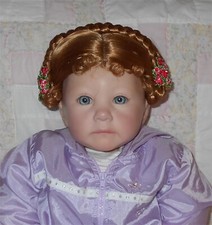 Monique SHEILA Doll Wig SIZE 14/15 LIGHT GINGER Double Braids Pinned Up PK NWT
