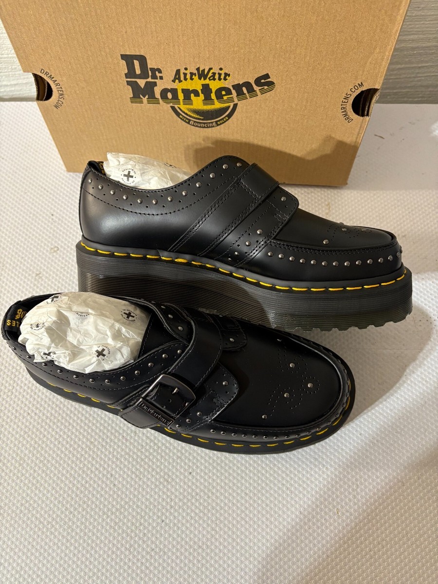 靴 Dr.Marten RamseyQuadStud DR. MARTENS RAMSEY QUAD STUD STRAP MONK PLATFORM CREEPERS