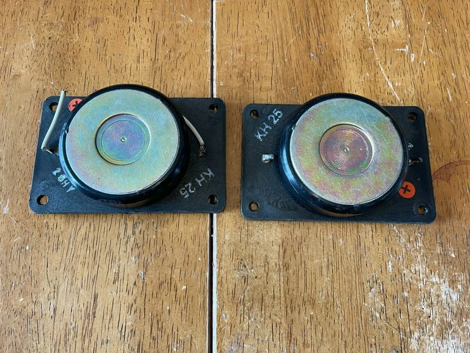 Par de tweeters vintage HECO P2001 KH25 emparejados hechos en ALEMANIA Foto 2 de 2