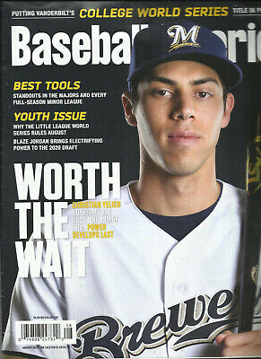 BASEBALL AMERICA MAGAZINE, WORTH THE WAIT DOUBLE ISSUE AUGUST, 2019 VOL. 39  NO.8