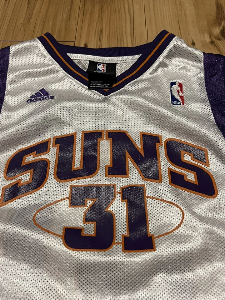 Vintage Adidas Phoenix Suns Shawn Marion Jersey Youth Medium (10-12) White - Image 2 of 4