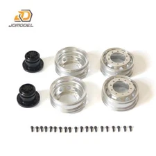 JDM Rear Wheel Metal Hubs For LESU Dumper Tractor Truck  1/14 Tamiye RC Model