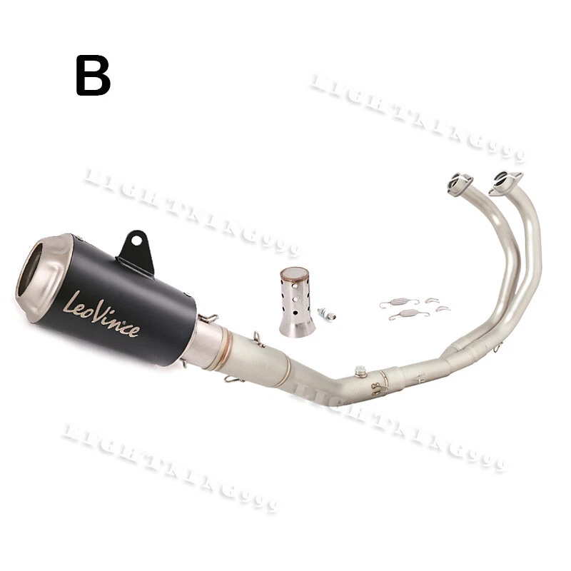 Silenciadores de 51 mm para sistema de escape completo para Yamaha YZF R3 MT03 2016-2023 Foto 3 de 4