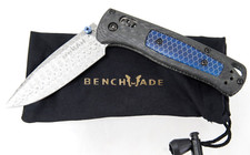 Benchmade Bugout Gold Class 535-191 Damasteel Ghost CF Glow in the Dark #948