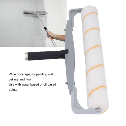 18 Inch Paint Roller Cover Set Detachable End Cap Home Painting Brush Tools UK - Picture 10 of 22