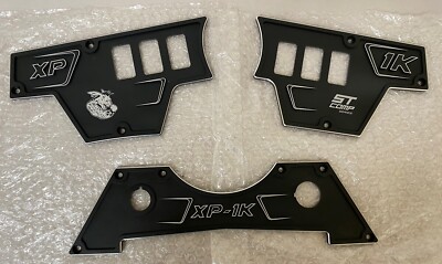 2014-18 Polaris RZR XP 1K UP/LH/RH/LW Dash Plates F/Models W/Round Speedo #M1754
