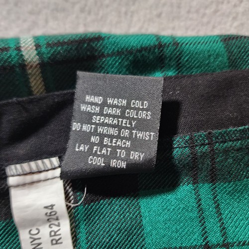 Tripp NYC Y2K Size Medium plaid pleated skirt green black - Picture 7 of 7