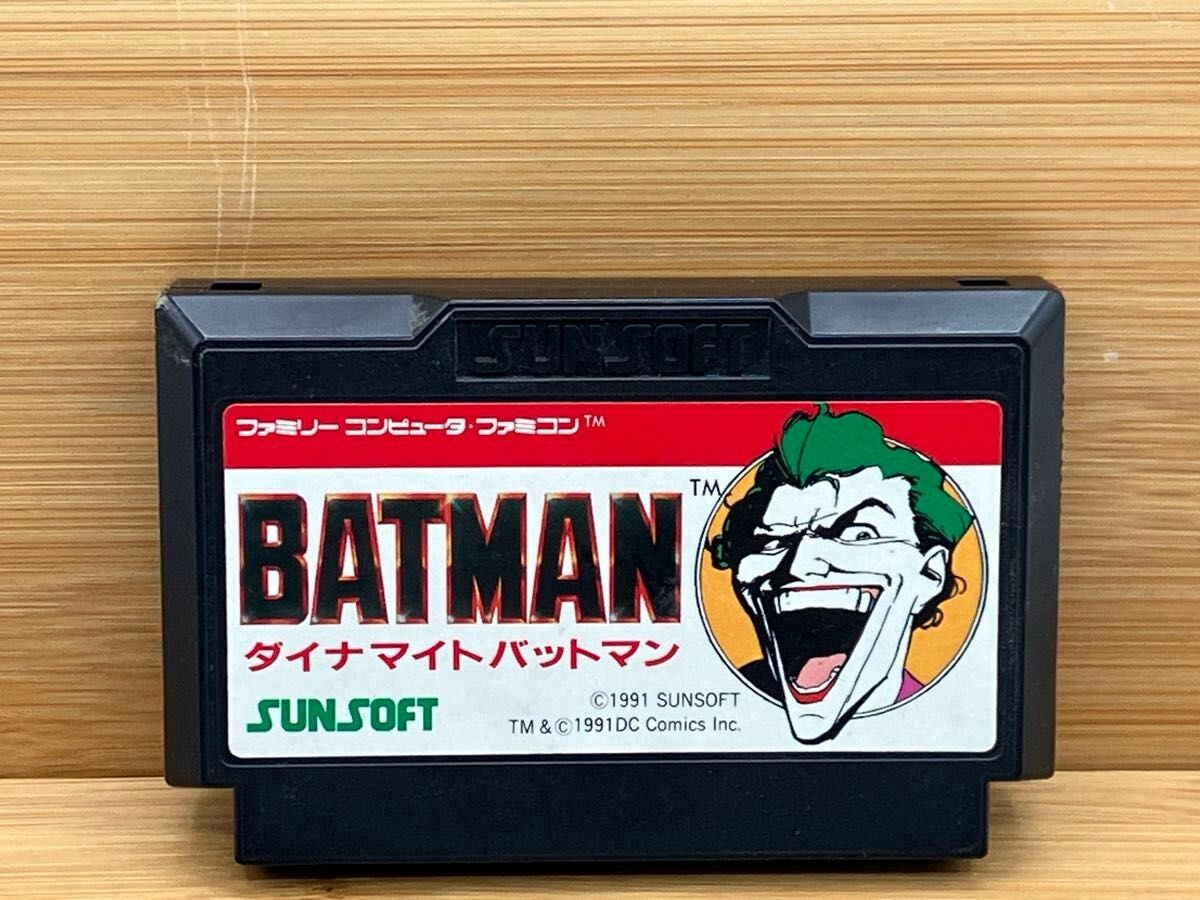 VG++ DYNAMITE BATMAN CARTRIDGE FC Nintendo Famicom NES NTSC