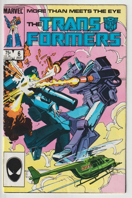The Transformers #6 ( Marvel, 1985 ) Mid/High Grade