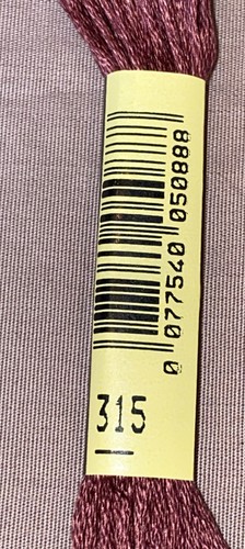 DMC Embroidery Floss #315 Mauve Made in France - Picture 2 of 5