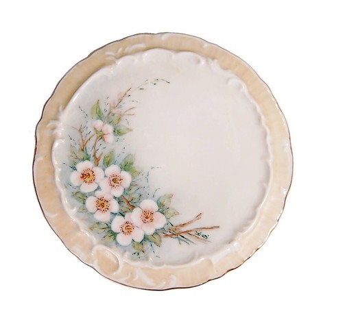 3 Antique ca 1880-1918 HAND PAINTED Wall Cabinet DISPLAY PLATE Paint SIGNED 1970 - Picture 4 of 8