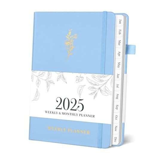 2025 Weekly Planner, Weekly and Monthly Planner with Medium(5.8